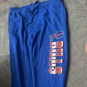 NFL Blue and Red Bills Sweatpants